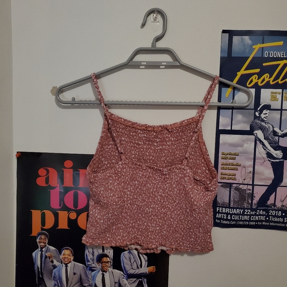 Medium Ribbed Hollister Smocked Halter Tank Top - Picture 3 of 4